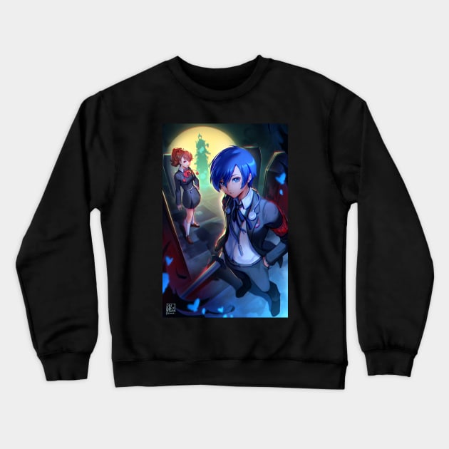 Persona 3 Crewneck Sweatshirt by alinalal